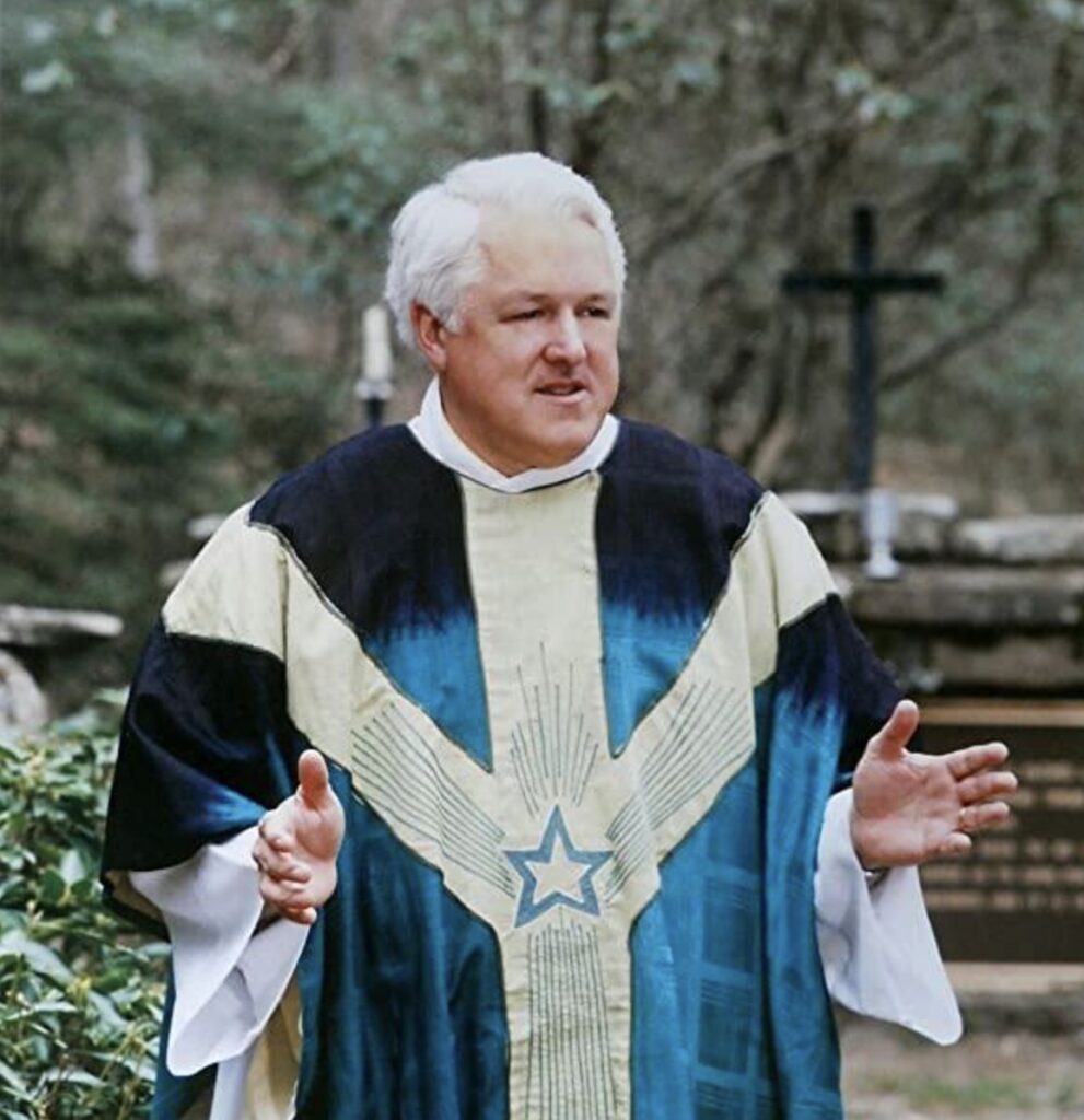 Bob preaching at St. Francis chapel, Kanuga